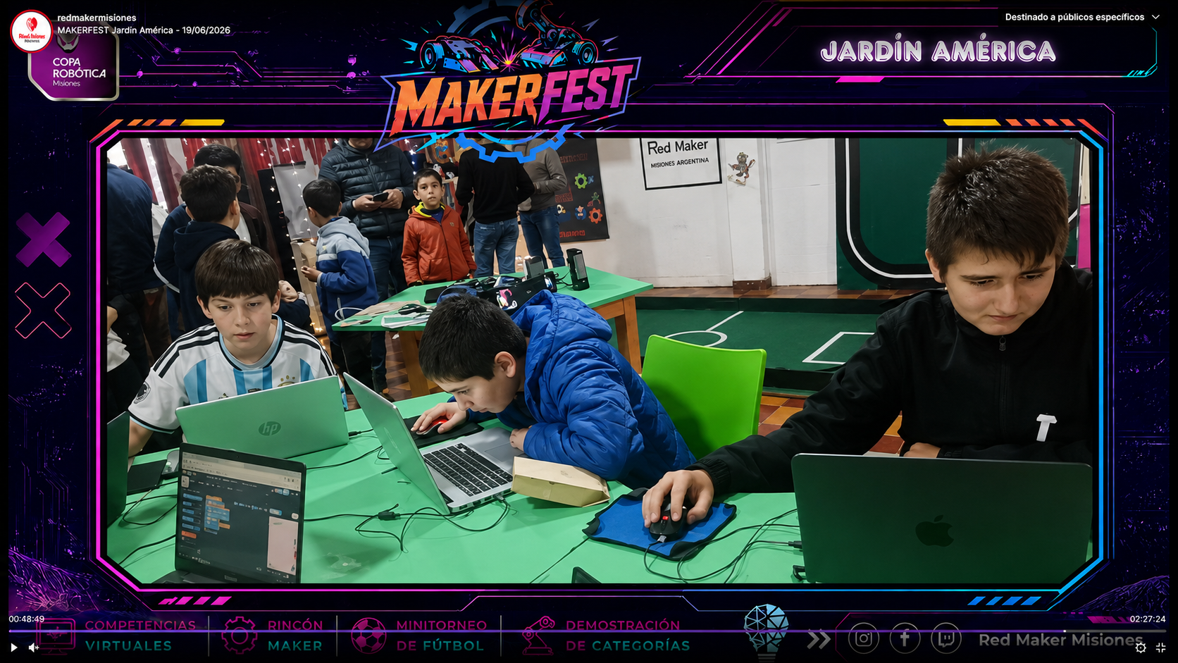 La Red de Espacios Maker consolida su agenda territorial con MakerFest, Protopía y la Copa Robótica Misiones 