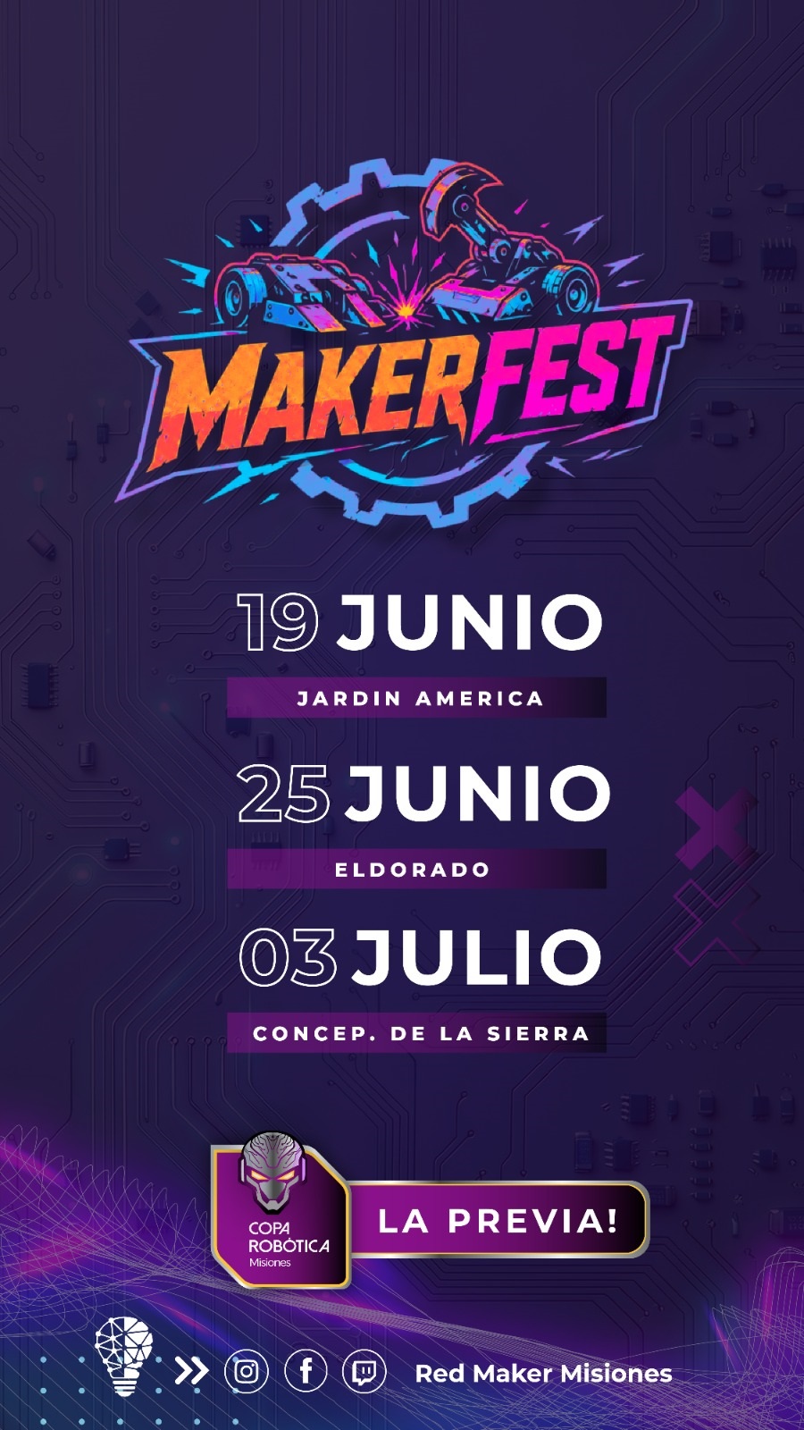 Comenzaron los MakerFest 2026, la previa de la Copa Robótica Misiones